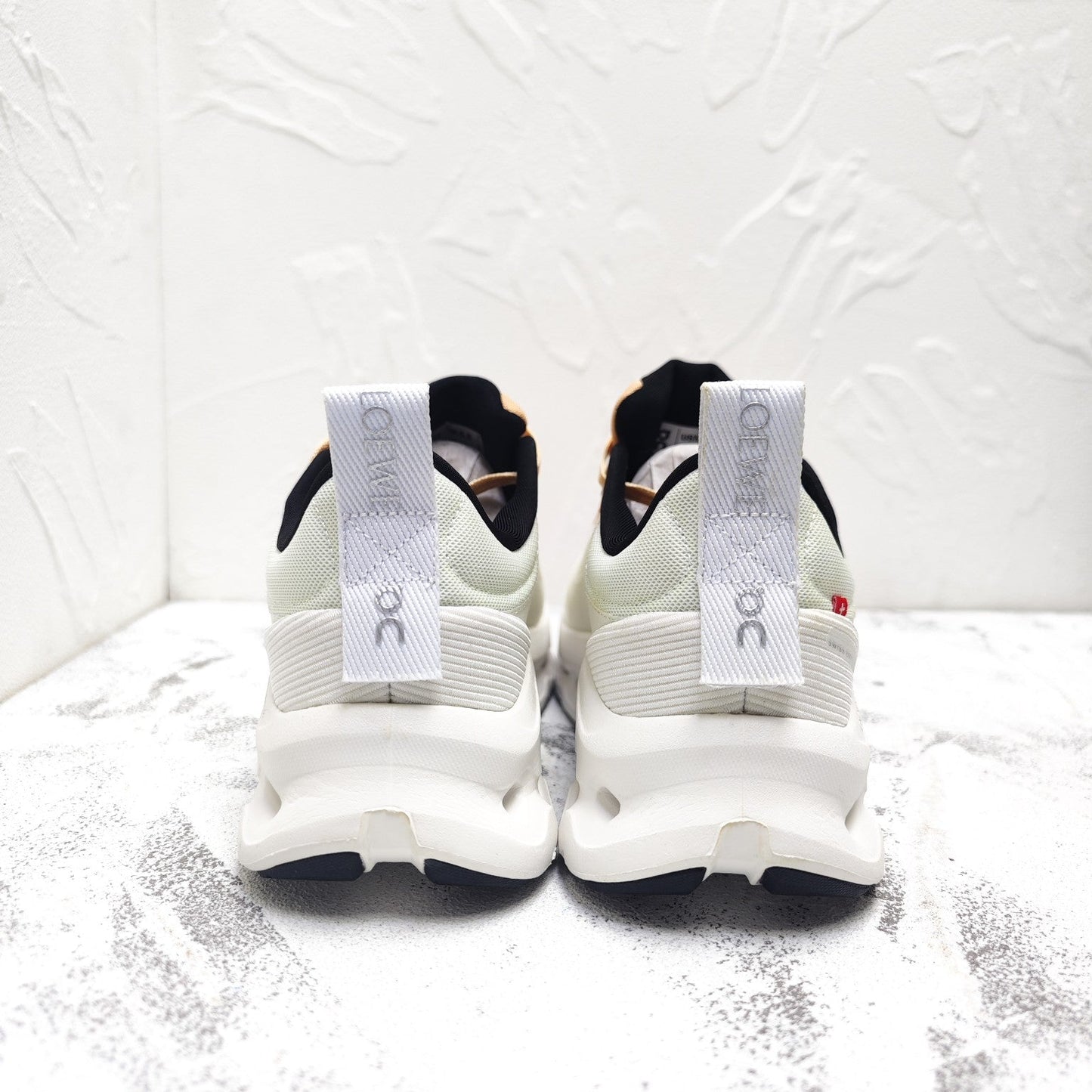 CLOUDTILT 2.0 SNEAKER PALE GRAY MIX PALE ORANGE CALFSKIN AND BREATHABLE MESH - 35