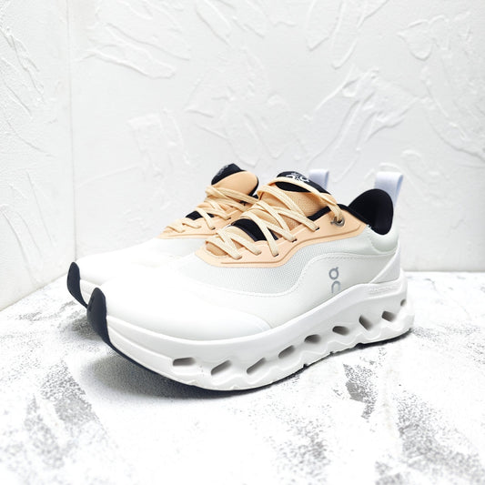 CLOUDTILT 2.0 SNEAKER PALE GRAY MIX PALE ORANGE CALFSKIN AND BREATHABLE MESH - 35
