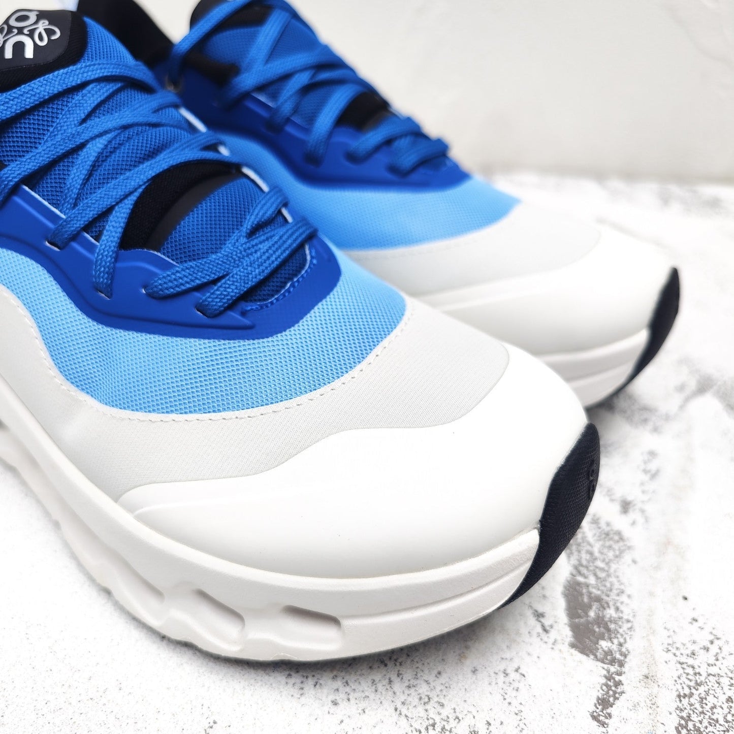 CLOUDTILT 2.0 SNEAKER COBALT BLUE MIX PALE GRAY CALFSKIN AND BREATHABLE MESH - 35