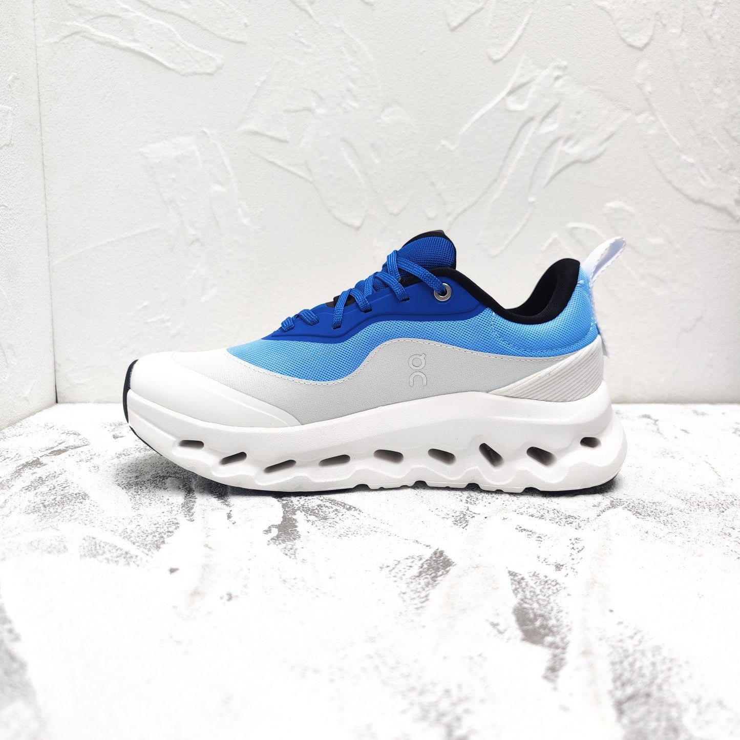 CLOUDTILT 2.0 SNEAKER COBALT BLUE MIX PALE GRAY CALFSKIN AND BREATHABLE MESH - 35