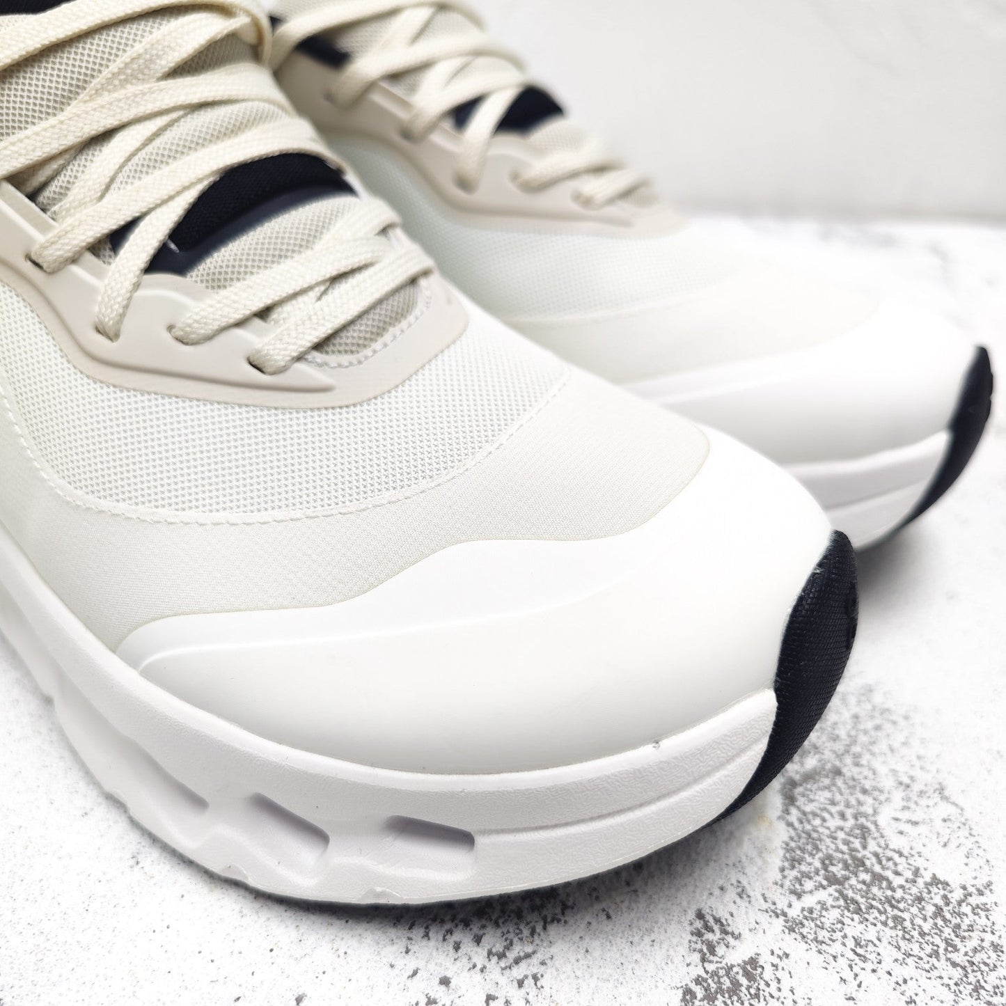 CLOUDTILT 2.0 SNEAKER PALE GRAY CALFSKIN AND BREATHABLE MESH - 35