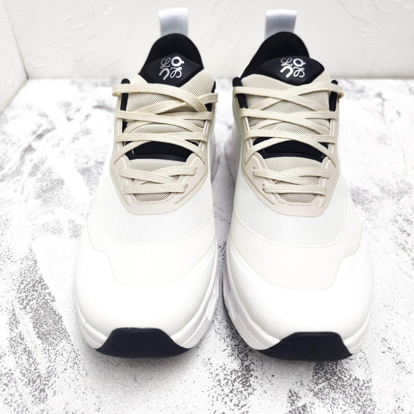 CLOUDTILT 2.0 SNEAKER PALE GRAY CALFSKIN AND BREATHABLE MESH - 35