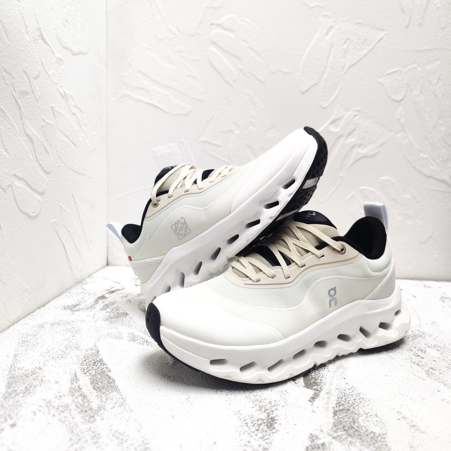 CLOUDTILT 2.0 SNEAKER PALE GRAY CALFSKIN AND BREATHABLE MESH - 35