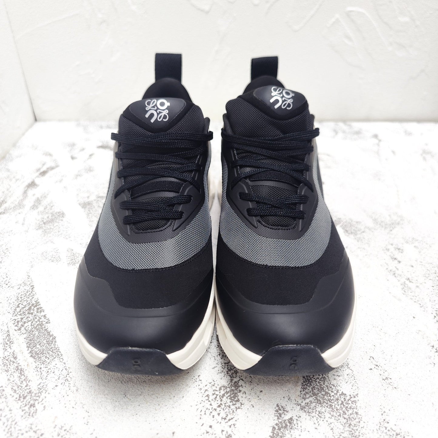CLOUDTILT 2.0 SNEAKER IN BLACK CALFSKIN AND BREATHABLE MESH - 35