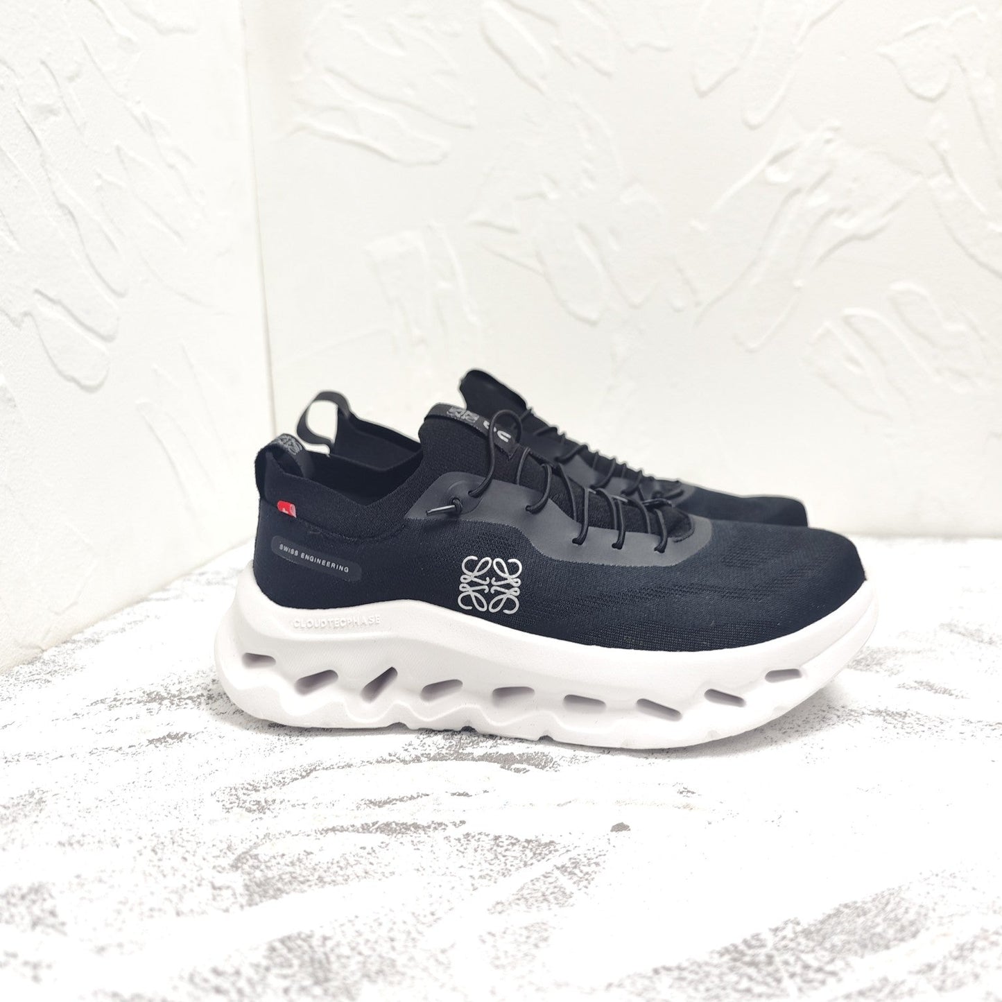 CLOUDTILT SNEAKER 2.0 IN BLACK RECYCLED POLYESTER - 35