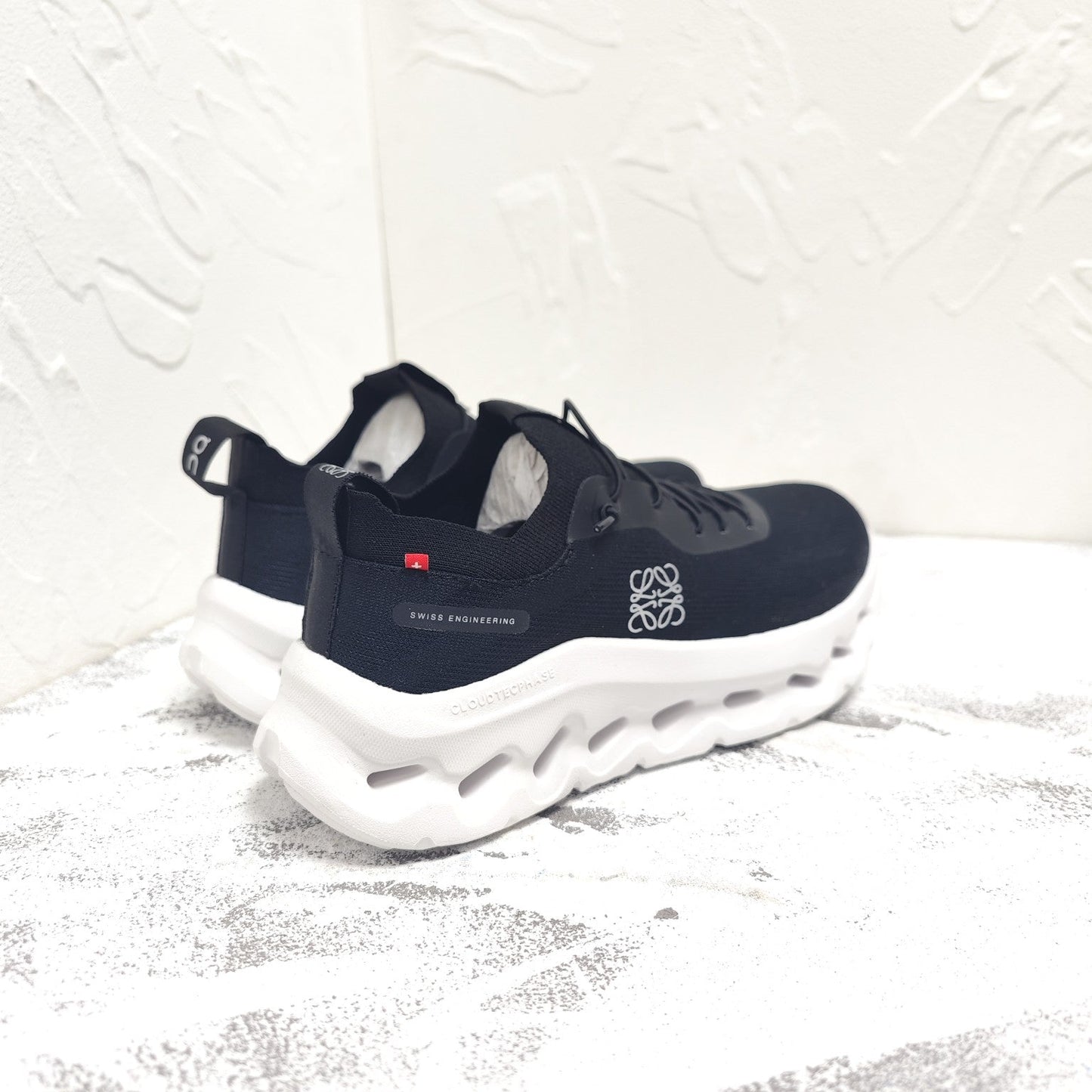 CLOUDTILT SNEAKER 2.0 IN BLACK RECYCLED POLYESTER - 35