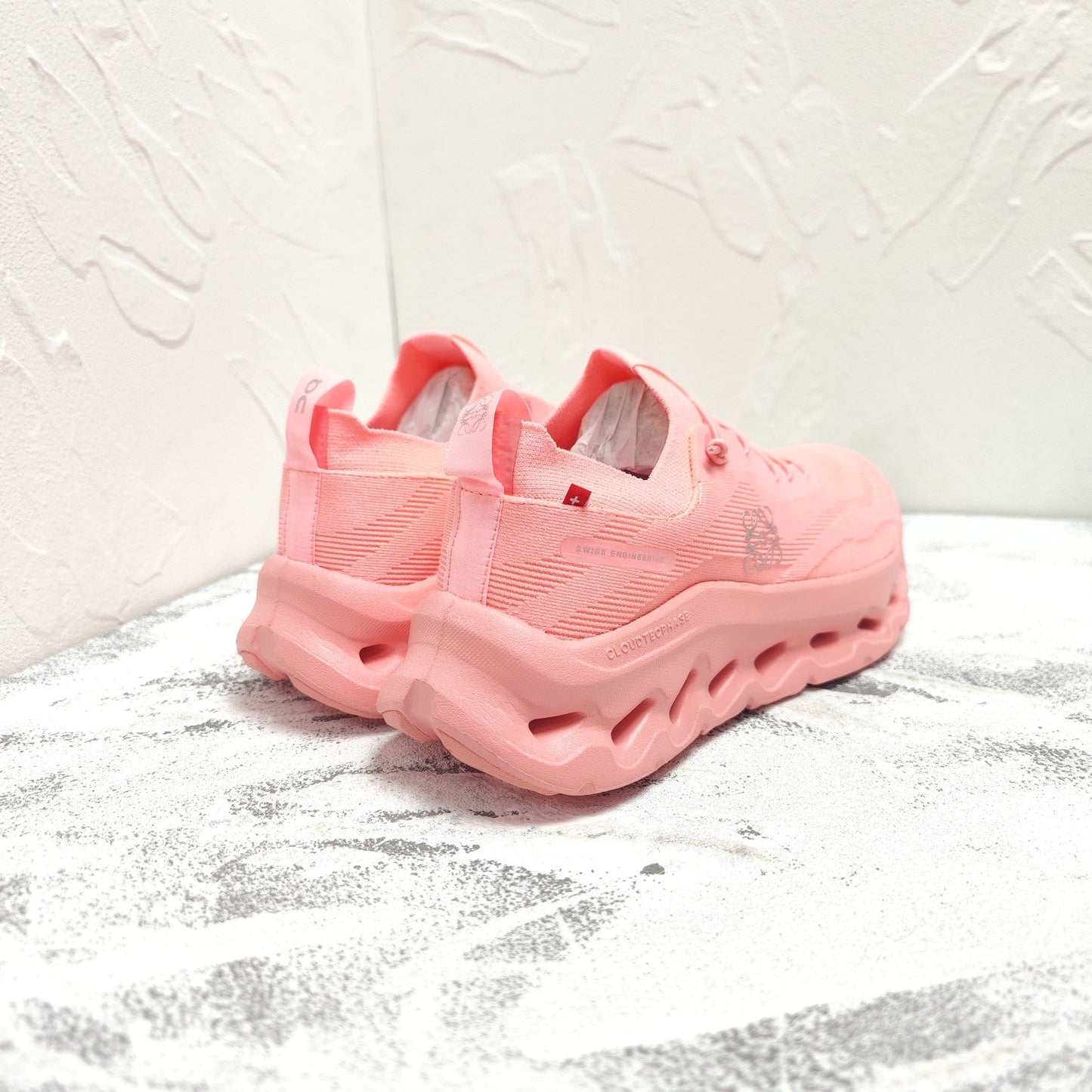 CLOUDTILT SNEAKER IN BLUSH PINK RECYCLED POLYESTER - 35