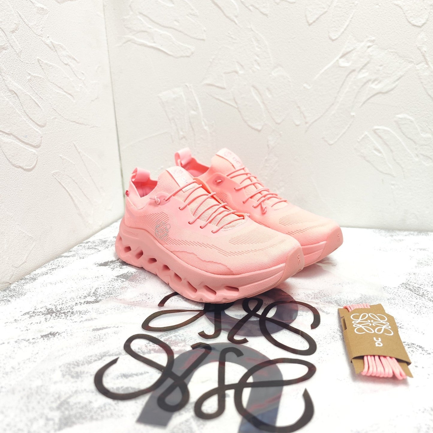 CLOUDTILT SNEAKER IN BLUSH PINK RECYCLED POLYESTER - 35