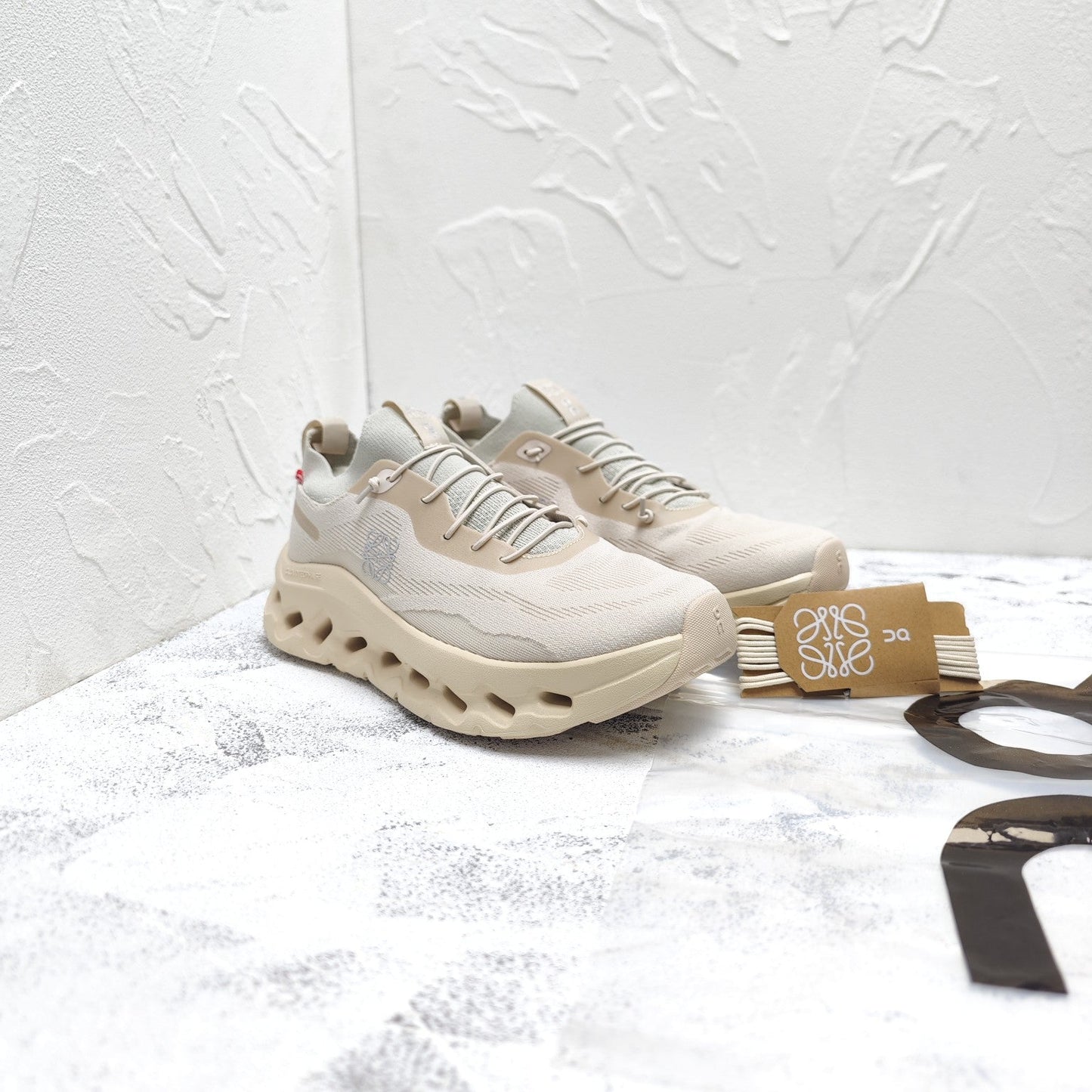 CLOUDTILT SNEAKER IN PALE GRAY RECYCLED POLYESTER - 35