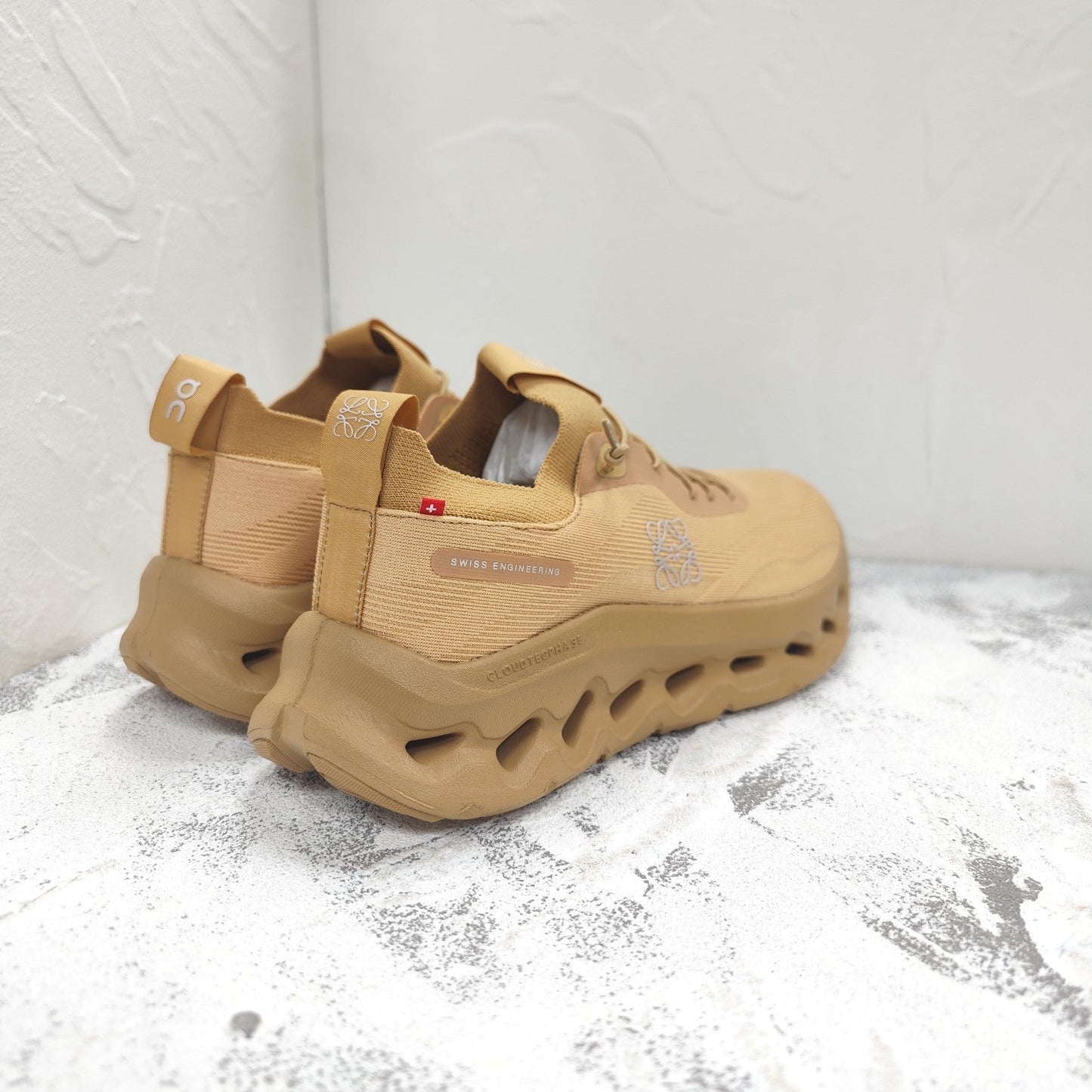 CLOUDTILT SNEAKER IN TORTILLA BROWN RECYCLED POLYESTER - 35