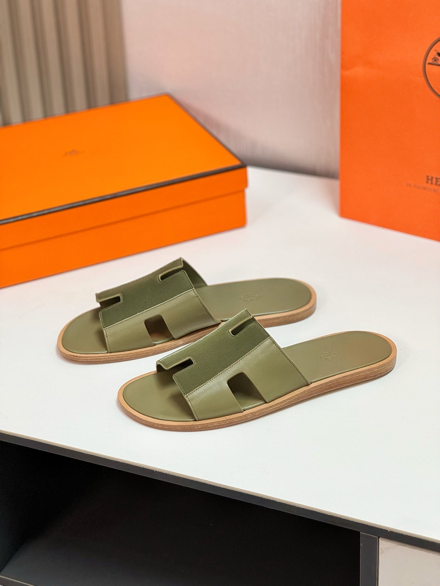 Izmir sandal Vert Toundra - 38