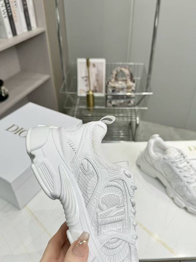 CD CHORONO SNEAKER IN WHITE MESH - 35