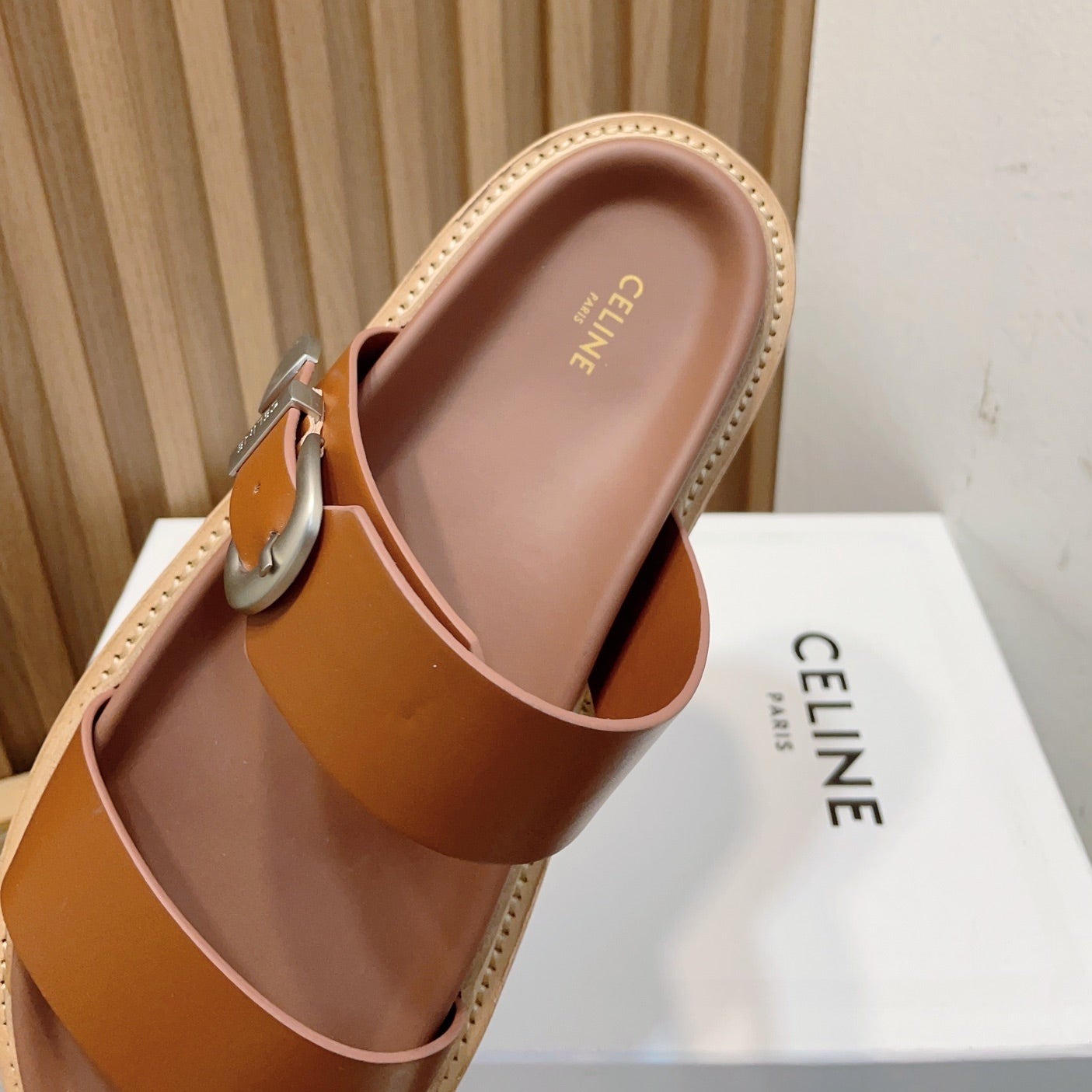 TIPPI IN CALFSKIN - VEGETAL TANNING TAN BROWN - 35