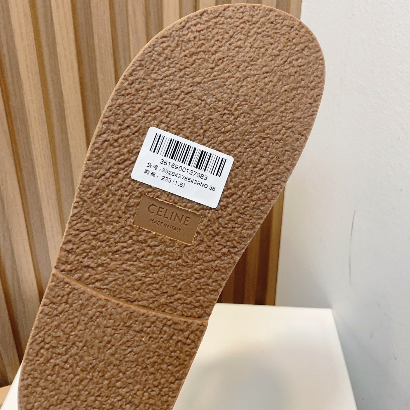 TIPPI SLIDE IN CANVAS & CALFSKIN NATURAL WHITE - 35