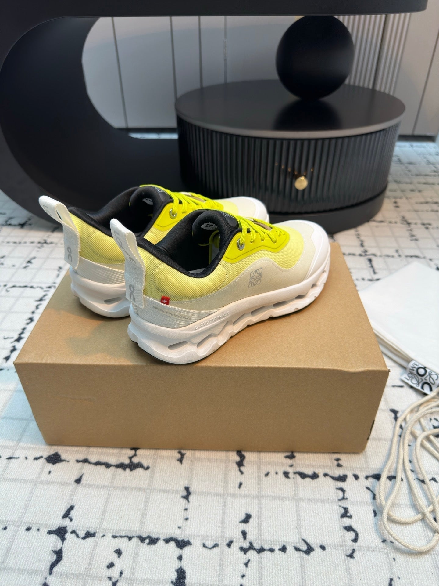 LW CLOUDTILT 2.0 SNEAKER WHITE AND LEMON POLYESTER - 35
