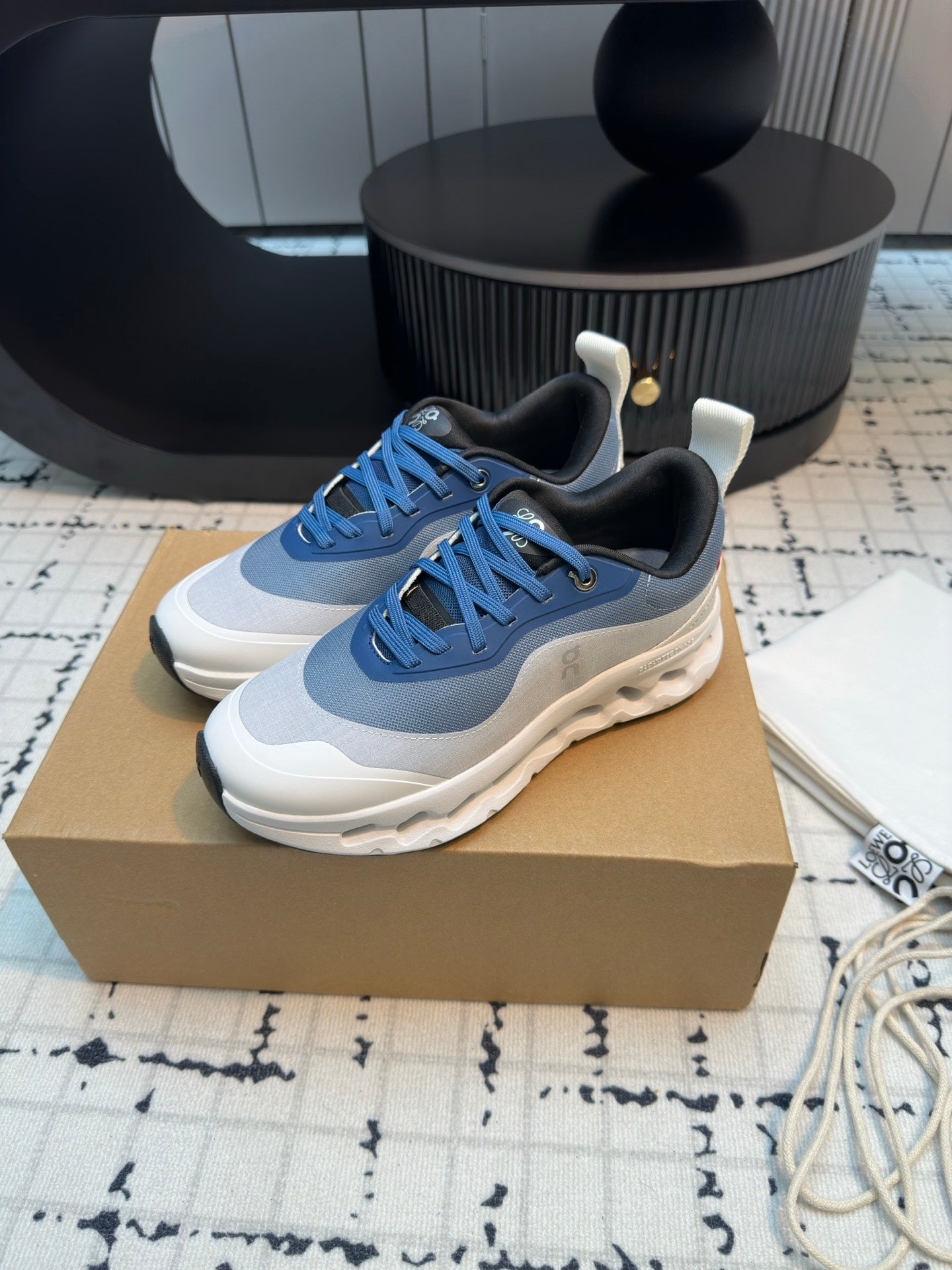 LW CLOUDTILT 2.0 SNEAKER WHITE AND BLUE POLYESTER - 35