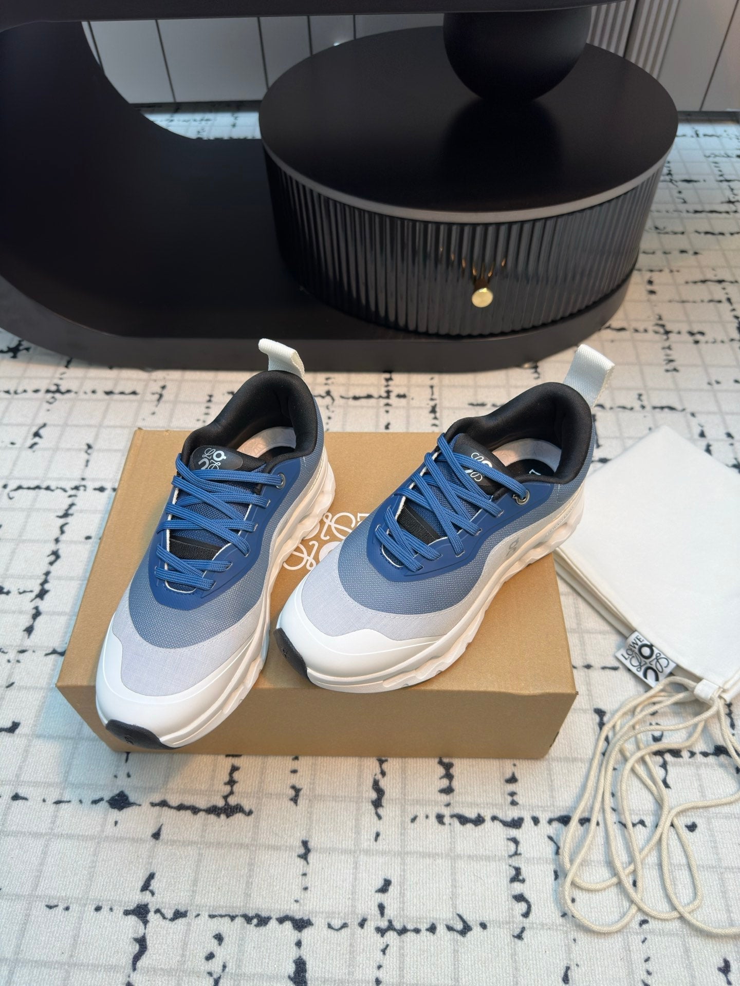 LW CLOUDTILT 2.0 SNEAKER WHITE AND BLUE POLYESTER - 35
