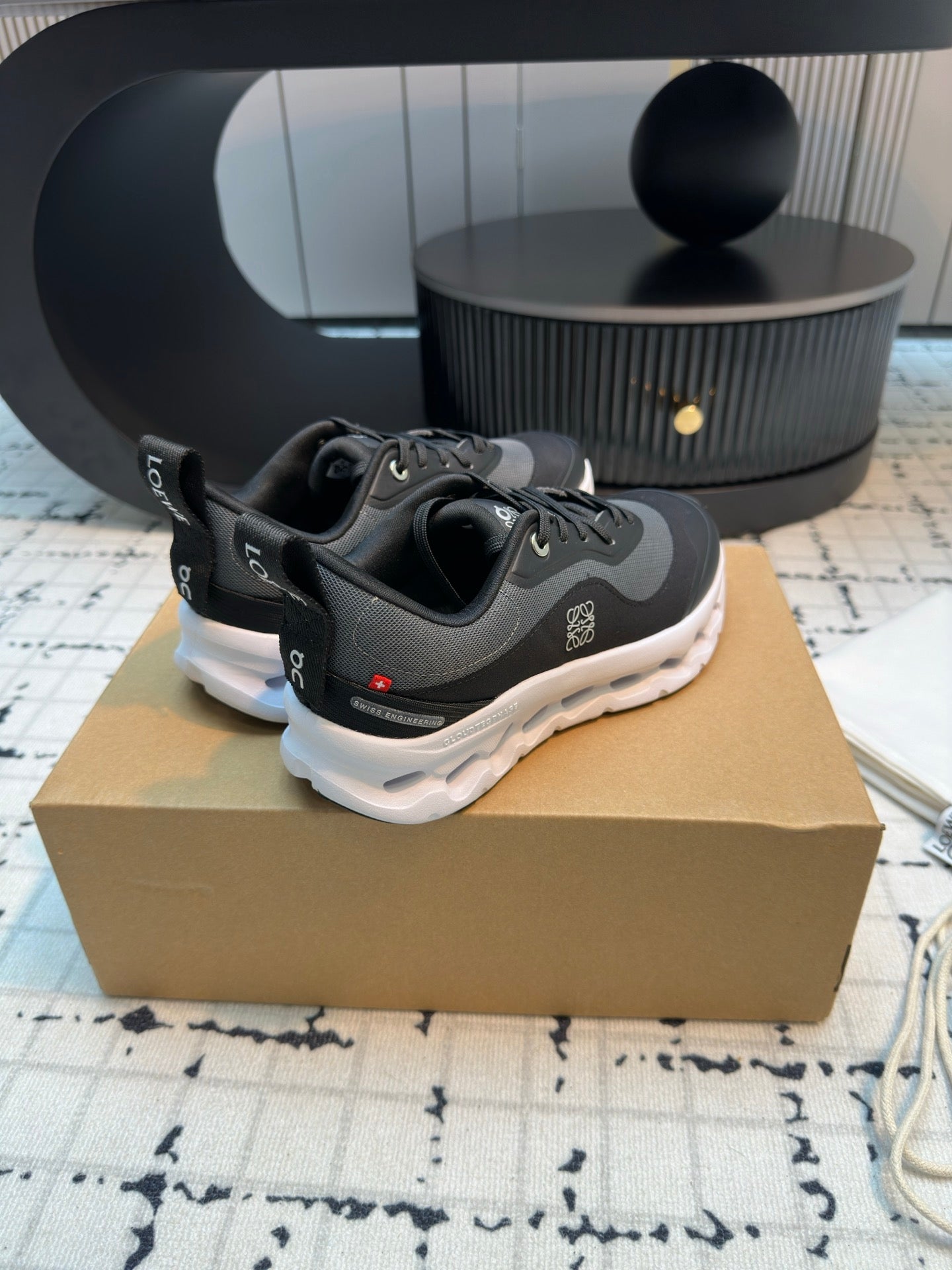 LW CLOUDTILT 2.0 SNEAKER BLACK POLYESTER - 35