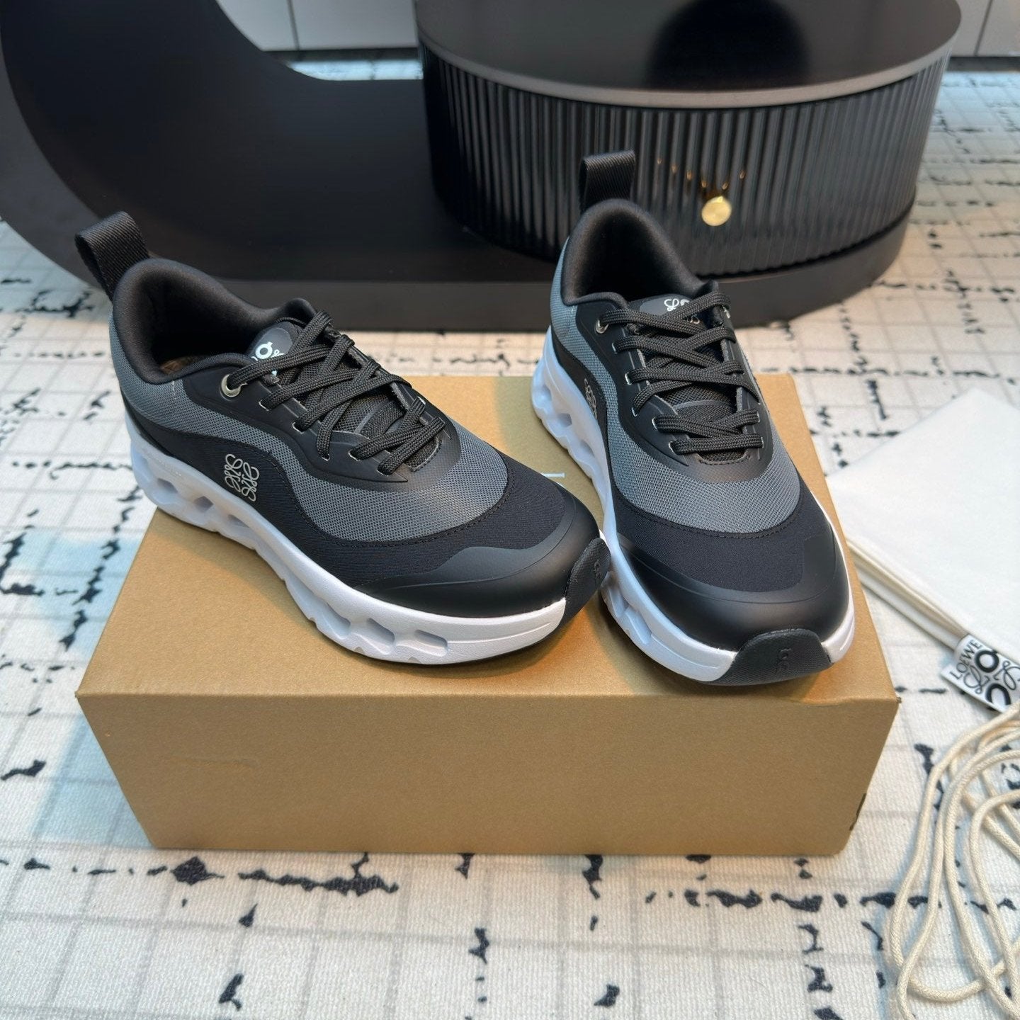 LW CLOUDTILT 2.0 SNEAKER BLACK POLYESTER - 35