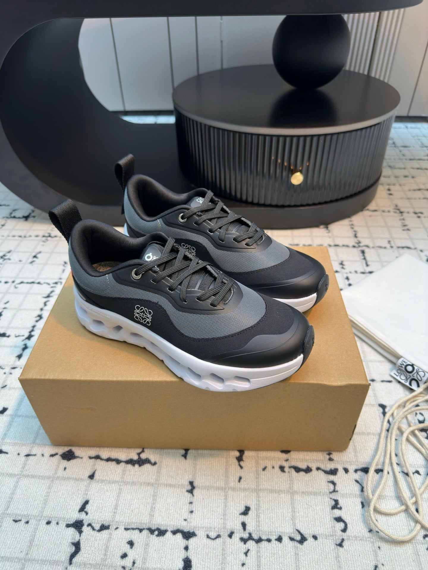 LW CLOUDTILT 2.0 SNEAKER BLACK POLYESTER - 35