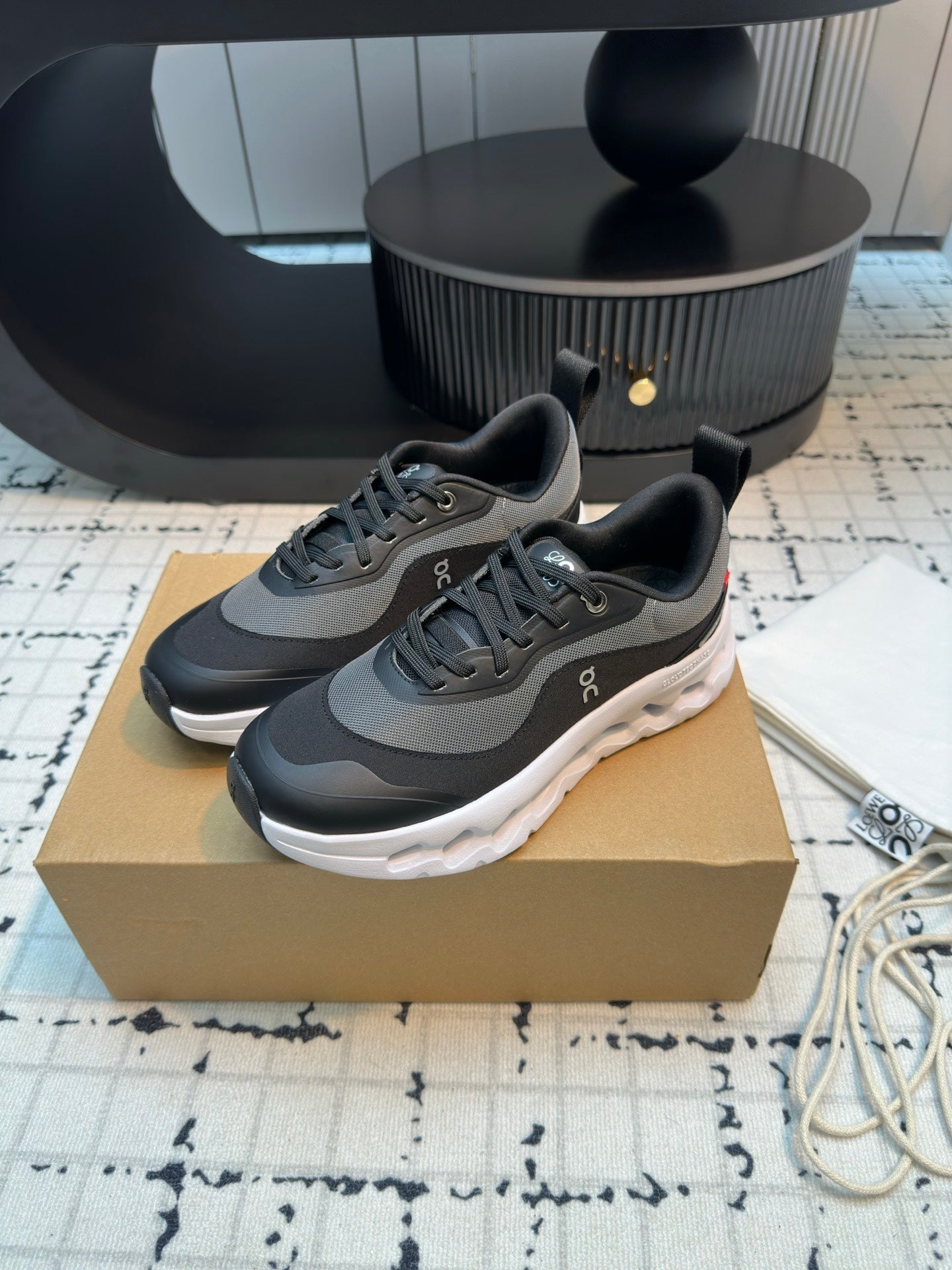 LW CLOUDTILT 2.0 SNEAKER BLACK POLYESTER - 35