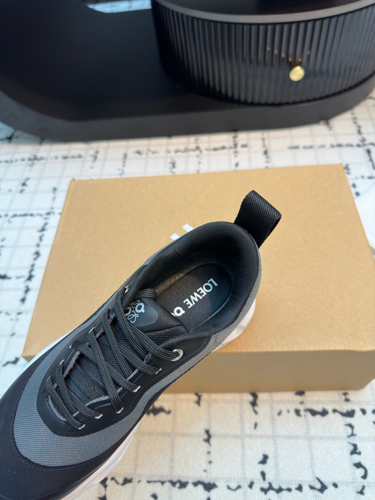 LW CLOUDTILT 2.0 SNEAKER BLACK POLYESTER - 35