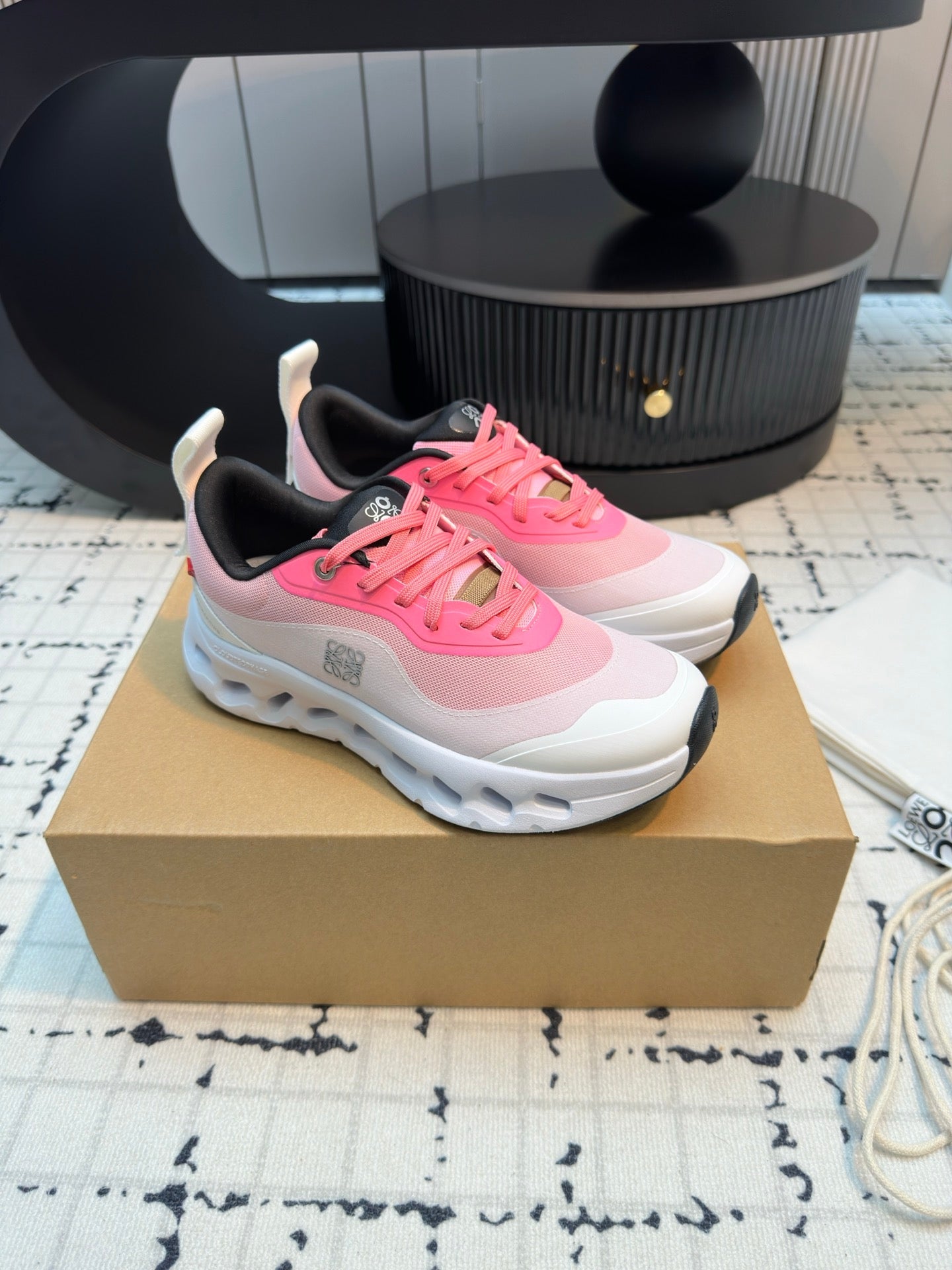 LW CLOUDTILT 2.0 SNEAKER PINK AND WHITE POLYESTER - 35