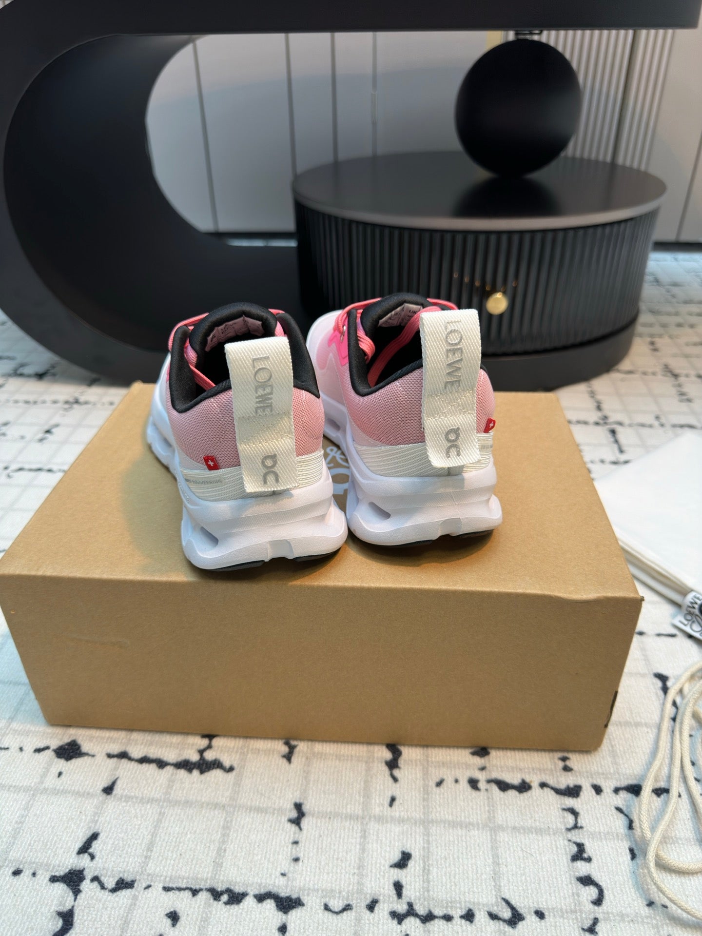 LW CLOUDTILT 2.0 SNEAKER PINK AND WHITE POLYESTER - 35
