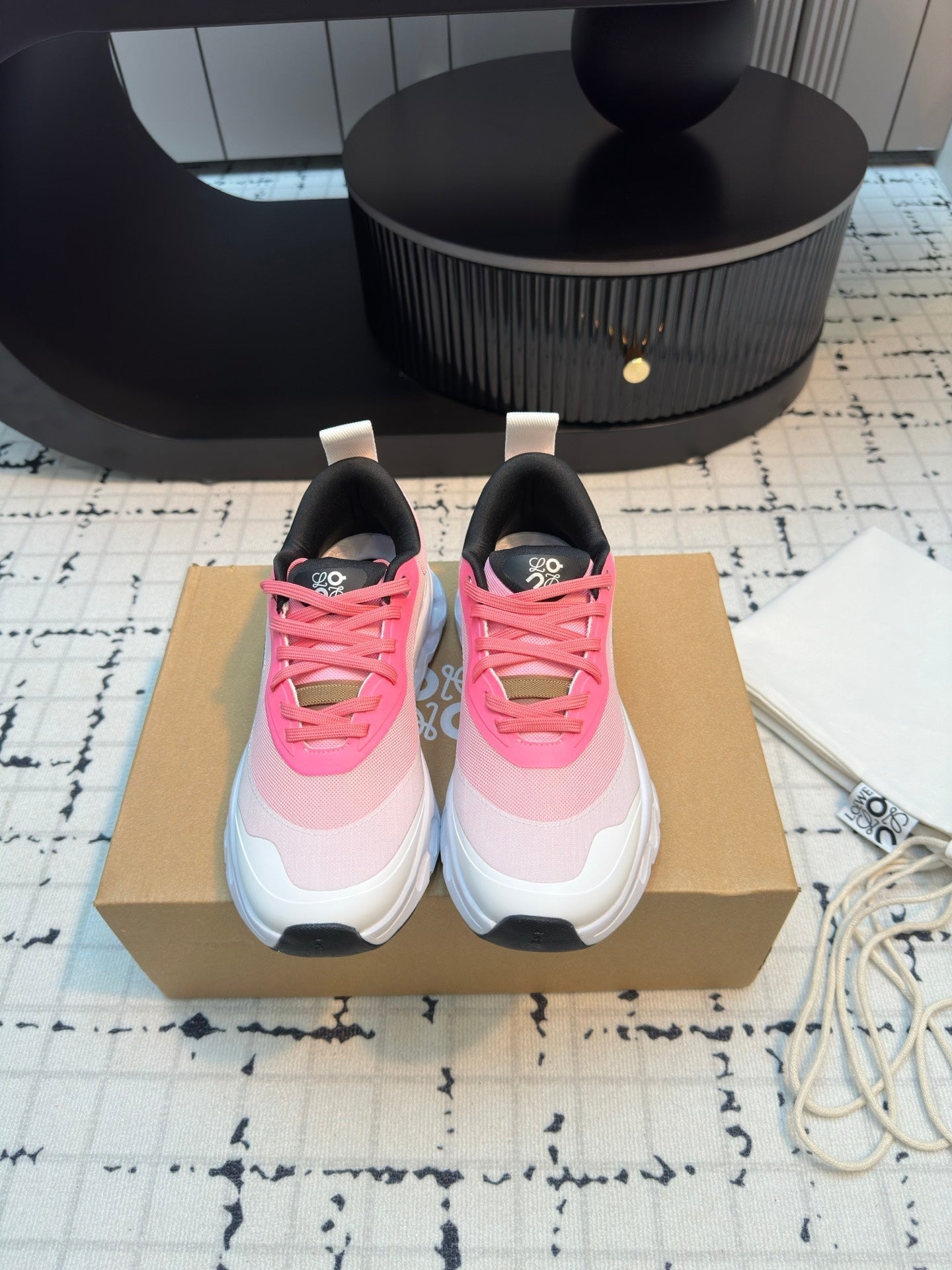 LW CLOUDTILT 2.0 SNEAKER PINK AND WHITE POLYESTER - 35