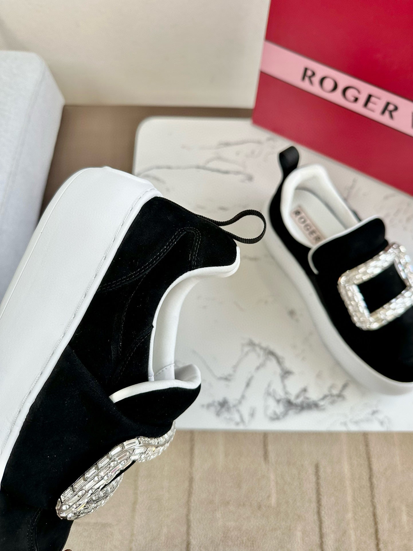 VIV' UP SNEAKERS IN BLACK SUEDE - 35