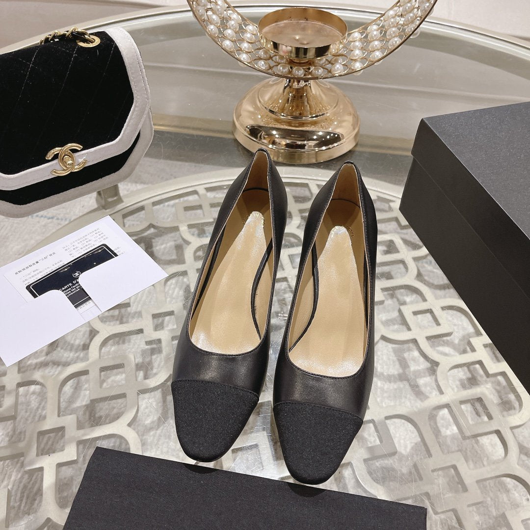 cc pump 6.5 black lambskin - 35