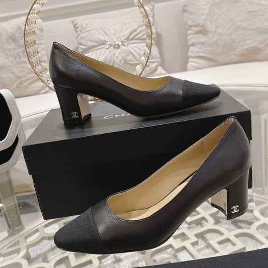 cc pump 6.5 black lambskin - 35
