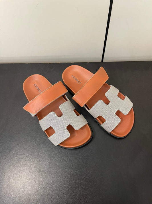 ШКІРА ТЕЛЯТИ КОЛІР КРЕМОВИЙ CHYPRE SANDAL ORANGE MIX - 35