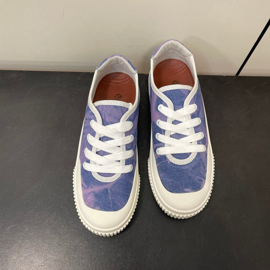 LP CLASSIC BISCUIT SNEAKER LAPIS CALFSKIN - 35