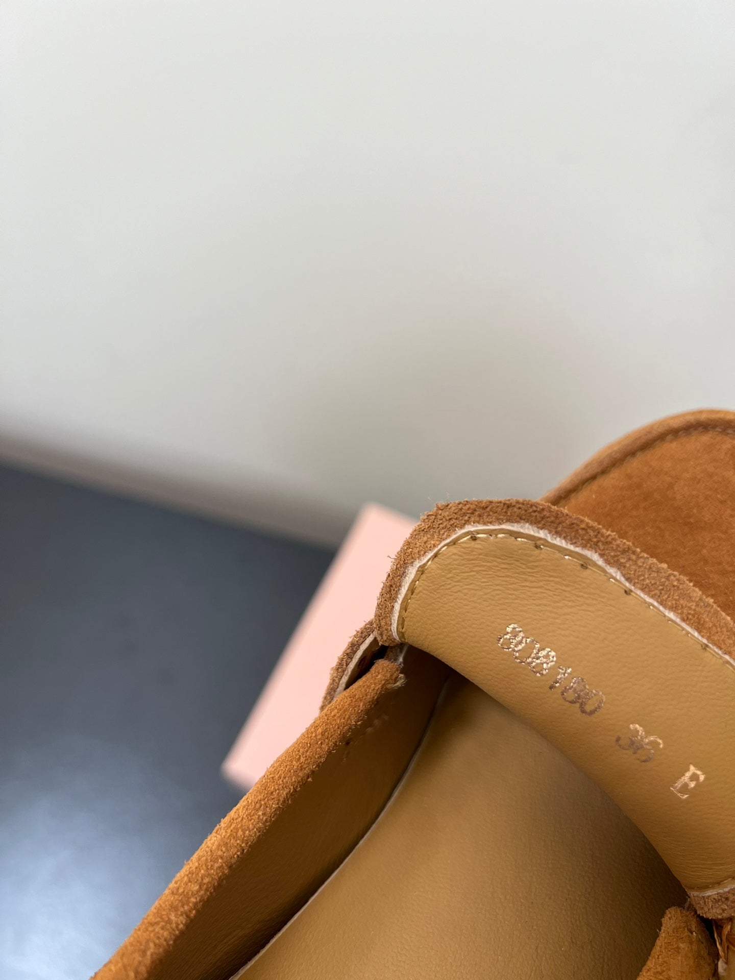 PENNY LOAFERS IN BRONZE BROWN SUEDE - 35