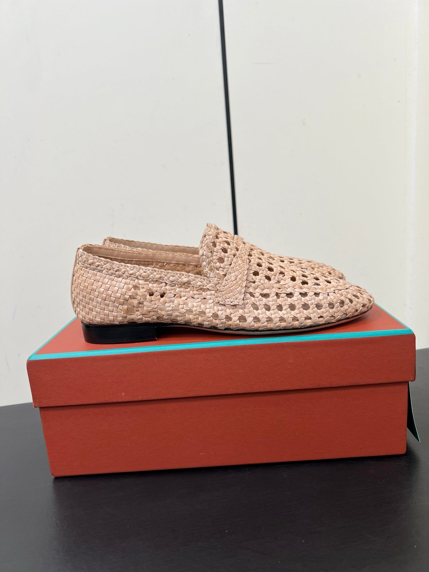 LP LOAFERS 25S IN BEIGE LAMBSKIN - 35