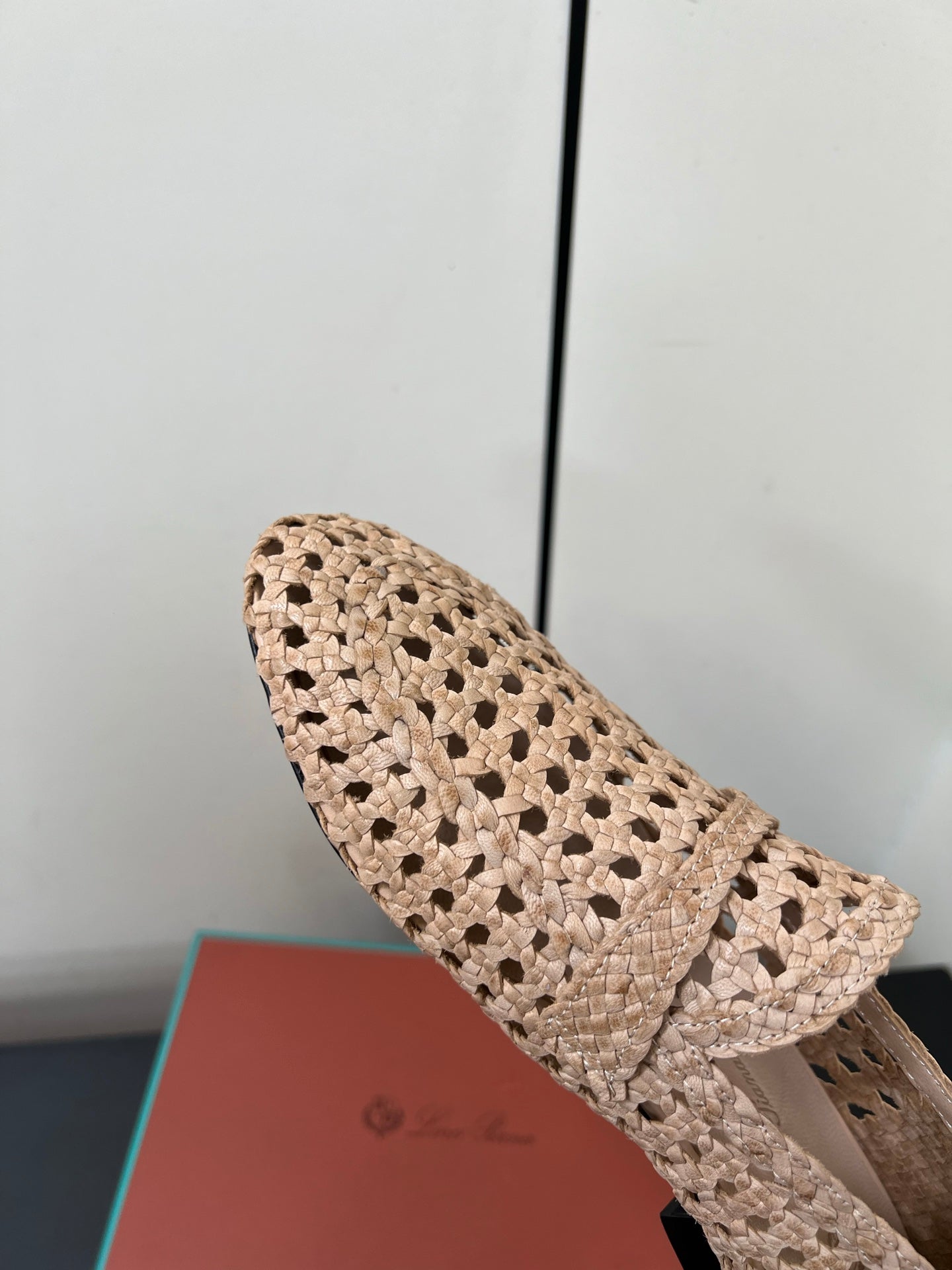 LP LOAFERS 25S IN BEIGE LAMBSKIN - 35