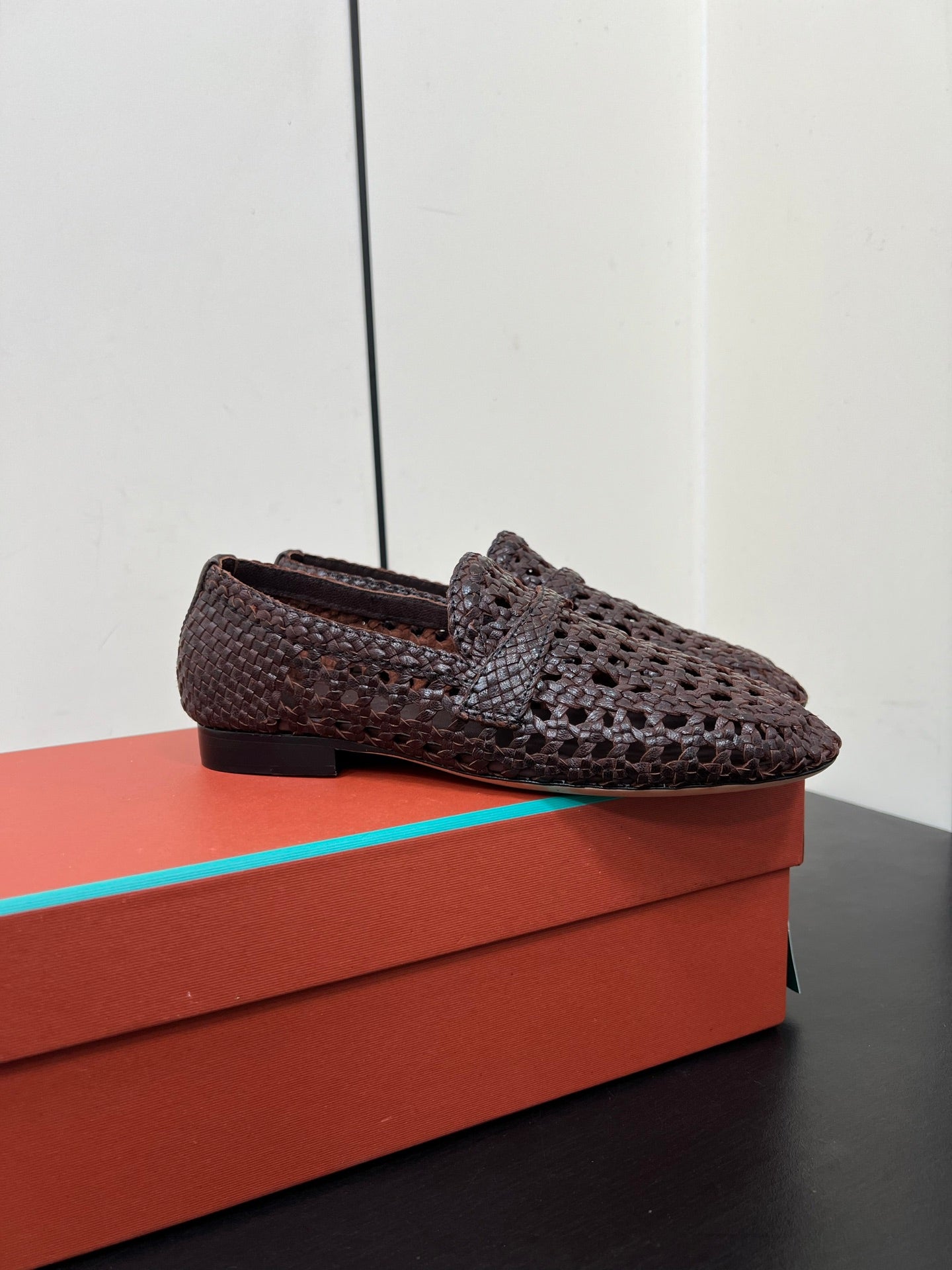 LP LOAFERS 25S IN DARK BROWN LAMBSKIN - 35