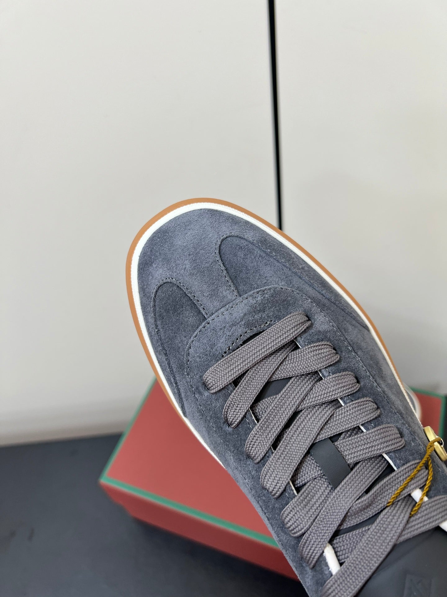 LP 25S TENNIS WALK SNEAKERS IN BLUE GRAY SUEDE - 35