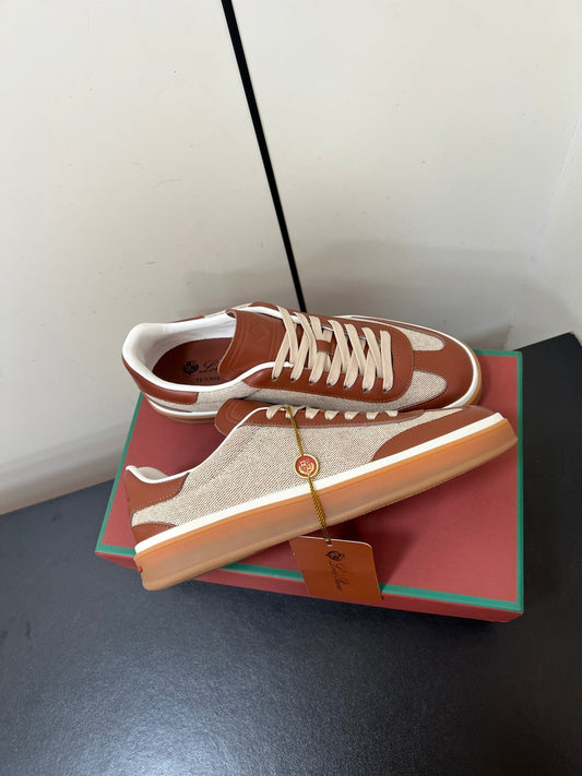 КРОСІВКИ TENNIS WALK LP 25S З ТЕЛЯЧОЇ ШКІРИ КОЛЬОРУ КАШТАН – 35