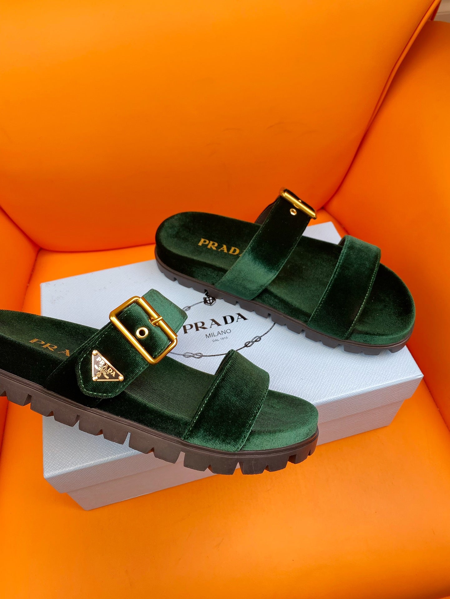 Pra Slides 10 Velvet Laurel Green - 35