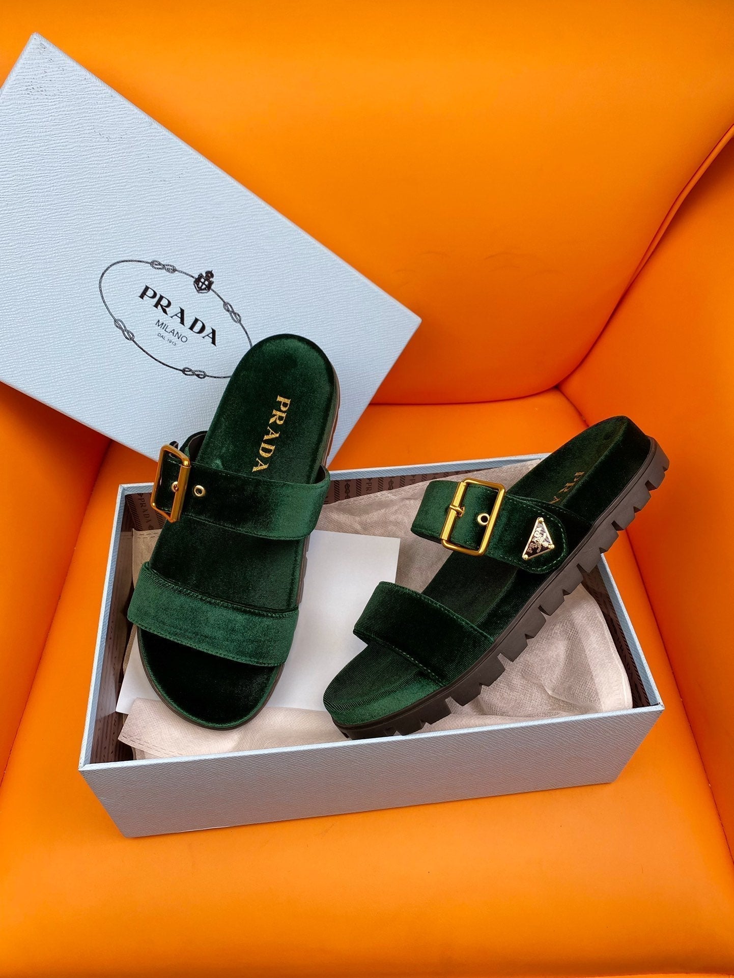 Pra Slides 10 Velvet Laurel Green - 35