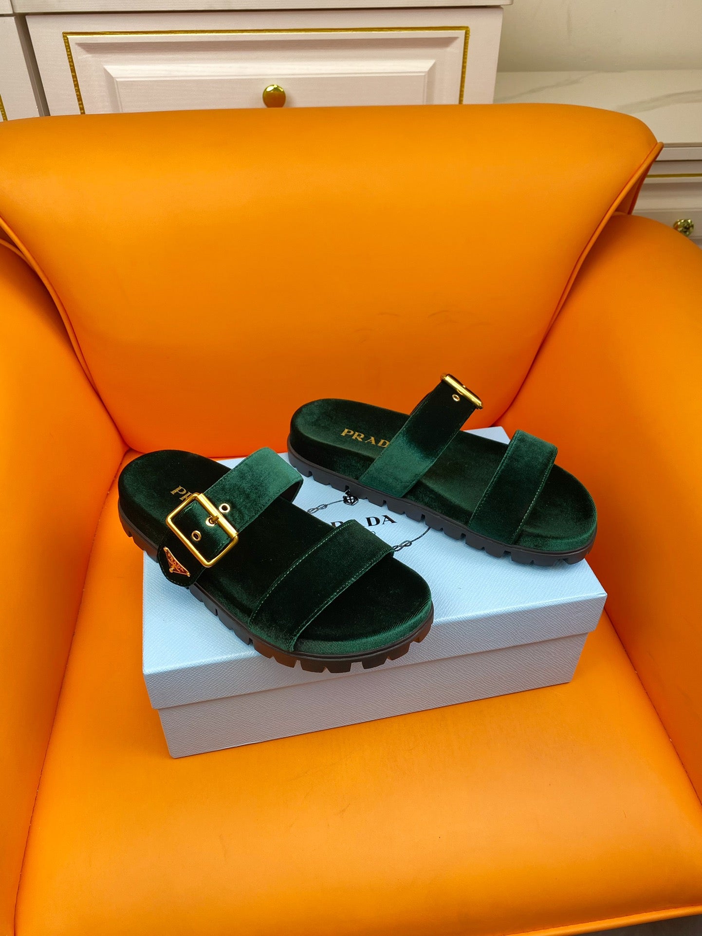 Pra Slides 10 Velvet Laurel Green - 35