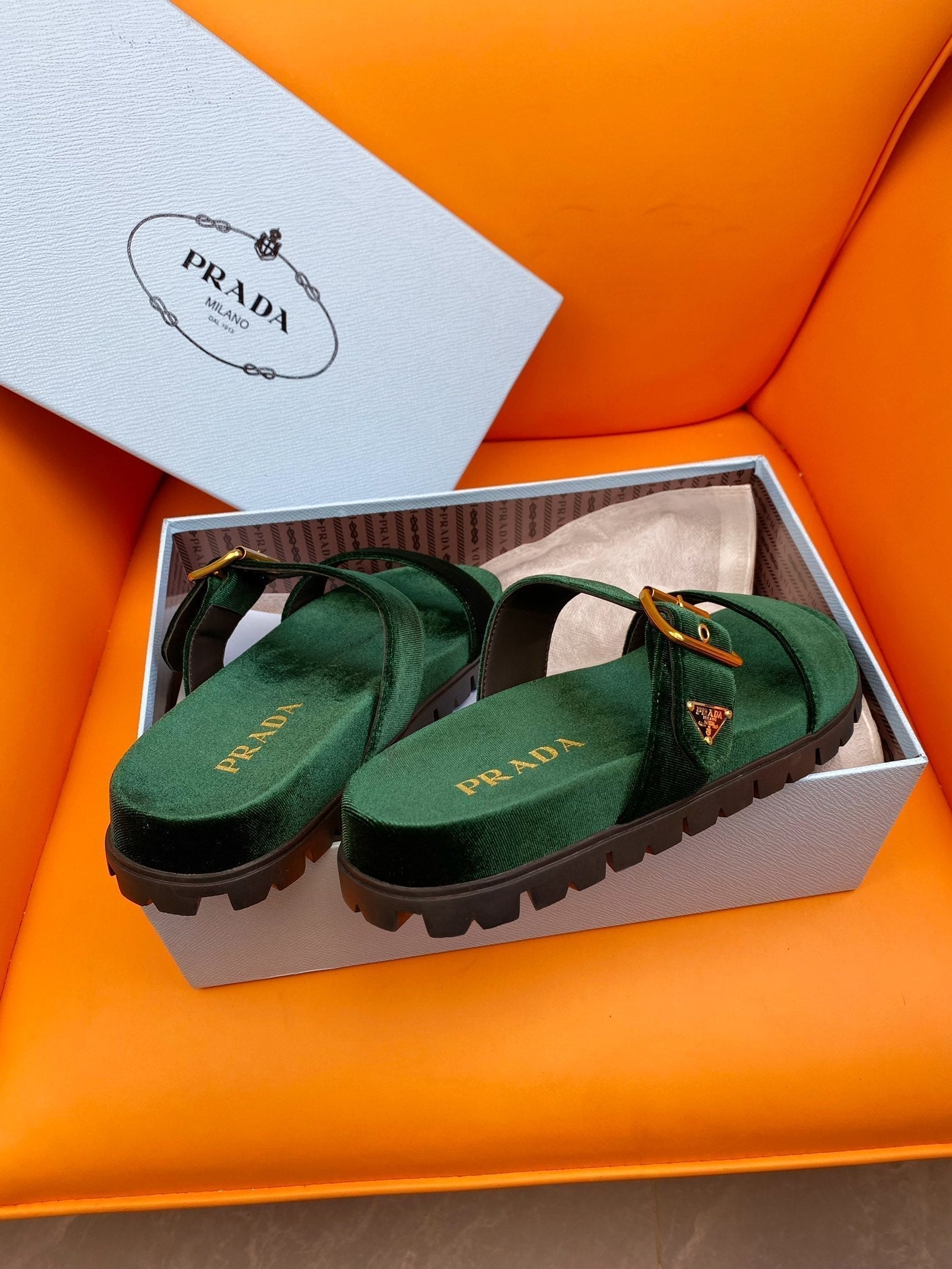 Pra Slides 10 Velvet Laurel Green - 35