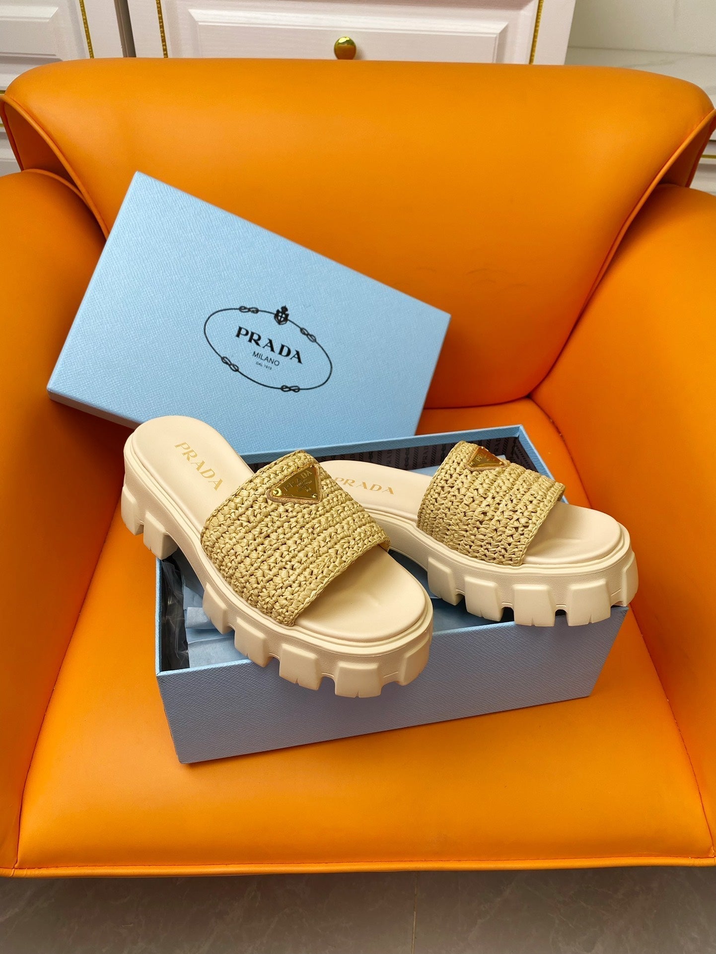 Pra Wedge Sandal 60 Beige - 35
