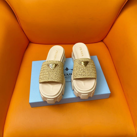 Pra Wedge Sandal 60 Beige - 35
