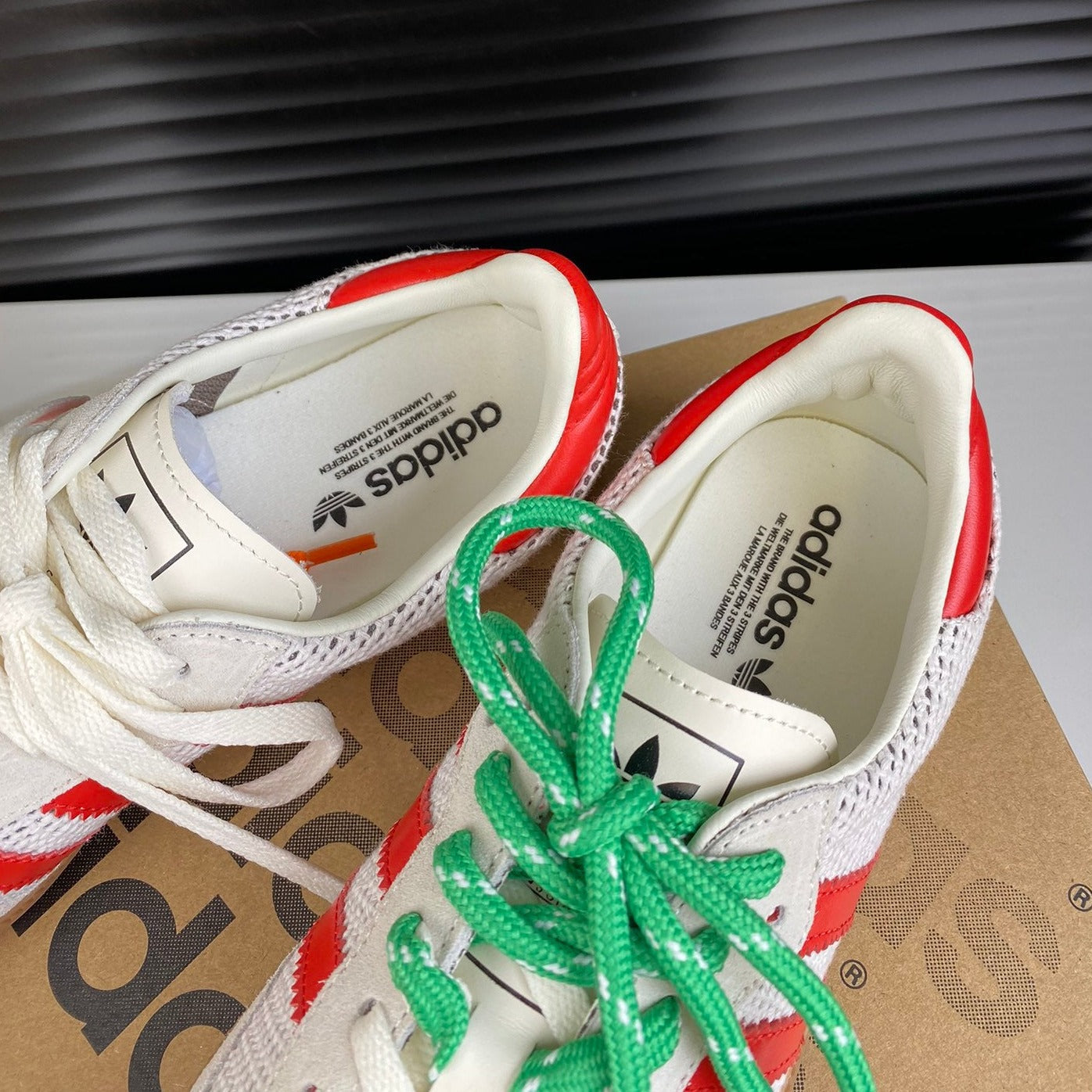 Light Gray Sneakers Adidas Samba Sneakers Cowhide - 35