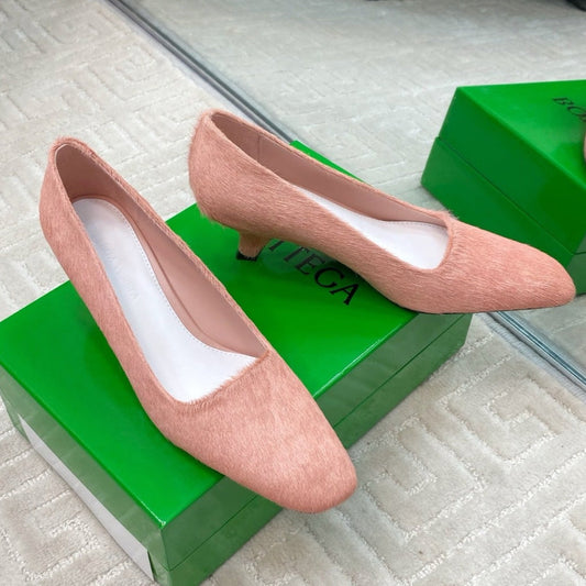 BOOGIE JAGUAR-PRINTED CALF HAIR PUMPS 45 MM ROSE PINK - 35