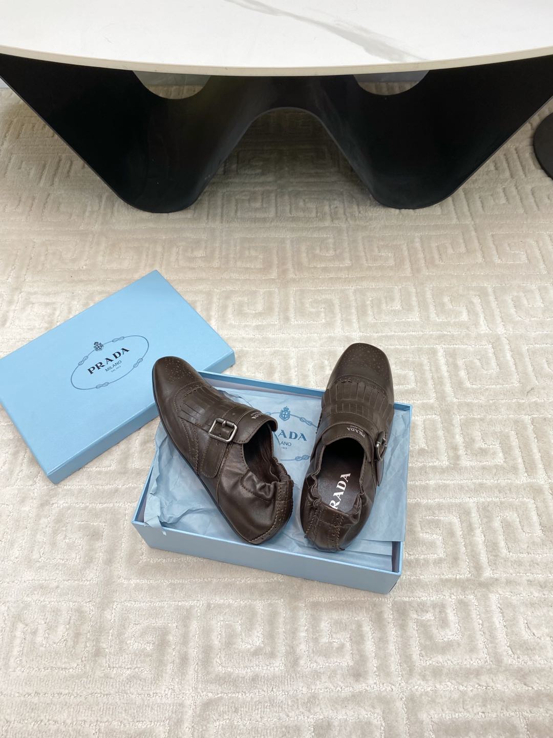 TASSEL LOAFERS IN WALNUT BROWN LAMBSKIN - 35