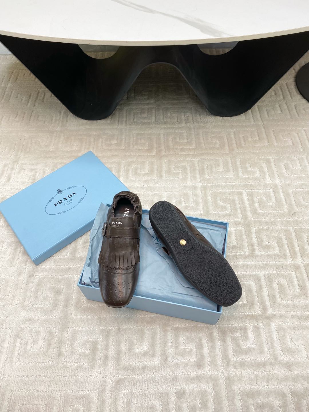 TASSEL LOAFERS IN WALNUT BROWN LAMBSKIN - 35